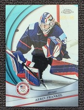 Aerin Frankel 2026 Topps Chrome US Winter Olympic Aqua  #/199