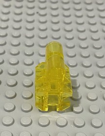 LEGO 1 Trans-Yellow Technic, Modular Connector, Part 32137, Set 8253