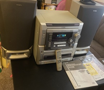 Vintage Aiwa 1999CX-ZL10 Audio System CD3 Radio System - CD Works With Remote