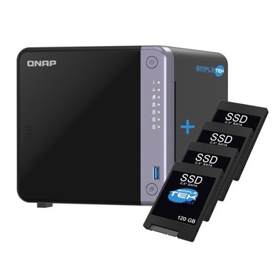 QNAP TS-432X 4-Bay NAS 4x SSD 480GB 10GbE 2.5GbE 4GB RAM