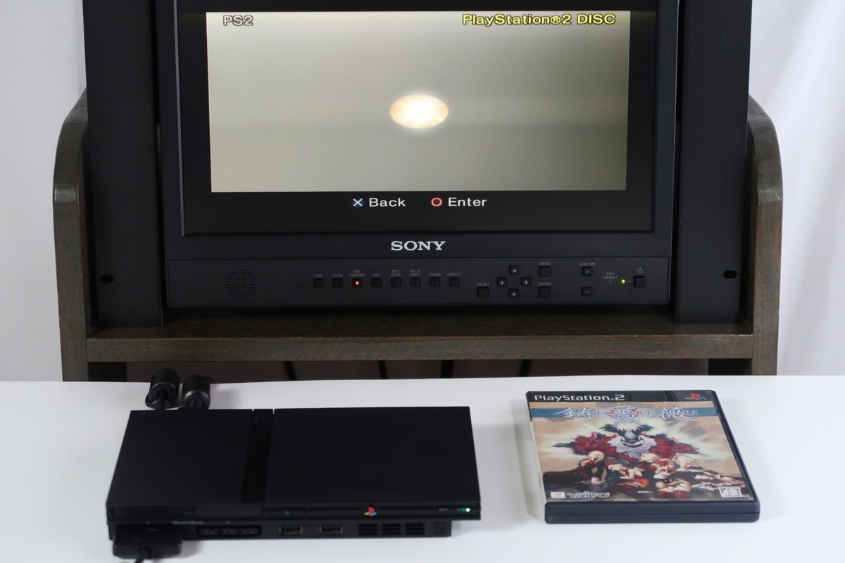 Sony PlayStation 2 PS2 SCPH-79000 Black Slim Console Japan Import