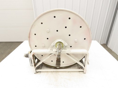 #ad #ad Hannay Reels 716 19 20J SR Retractable Industrial Air Hose Reel 1 2quot; X 58#x27; $182.99