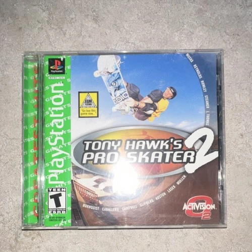 Tony Hawk's Pro Skater 2 Activision Sports Skateboarding PS1 T 2000