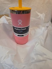 Kids 12 Oz Tumbler with Lid and Straw for School - Insulated Stainless Dahlia