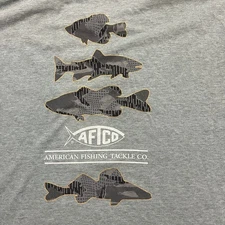 Aftco American Fishing Tackle Company T Shirt Size Large