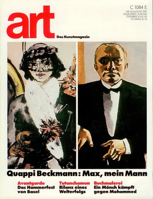 KunstMagazin: art, Nr.8/1981, Gruner+Jahr.