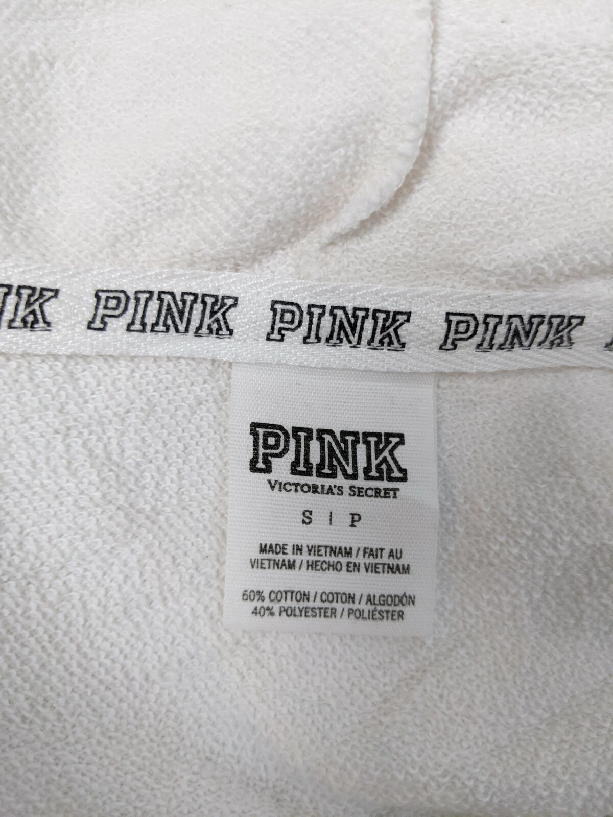 victoria-secret-vs oversize long logo pullover hoodie