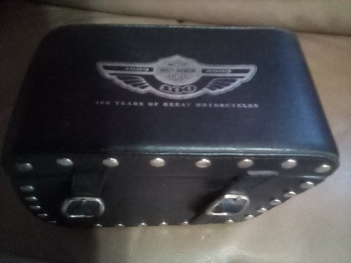 100th Anniversary Harley Davidson Trivia Spiel SAMMLER EDT. Leder Satteltasche - Bild 10 von 12