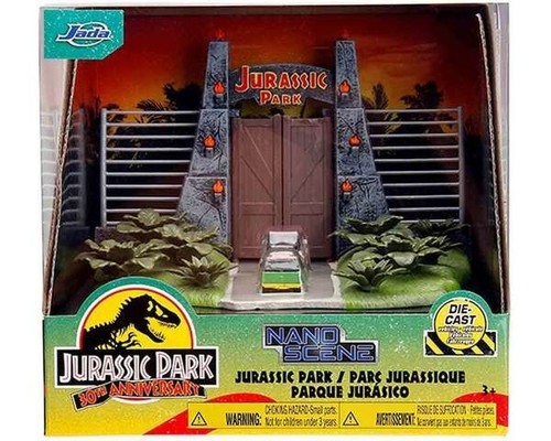 Jurassic World diorama Nano Metalfigs Nano Scene The Gate JADA