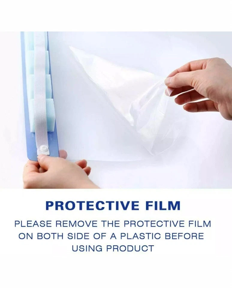 (300pcs)Full Face Shield. Reusable Protection Cover Mask. EXCELLENT QUALITY!!!! - Image 3 of 4