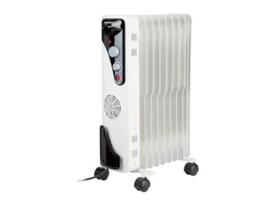 NEW 2400w Oil Filled Radiator with Frost Protection 9 Fins Heater -  Silvercrest | eBay