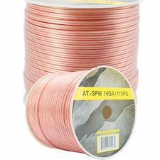 770' ft Roll 16Ga Clear Car  Home Audio Stereo Speaker Wire Cable 18 Gauge AWG