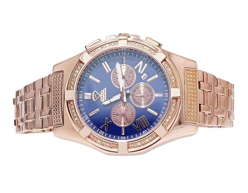 Aqua Master Womens Diamond Chronograph Watch - Needs Battery 