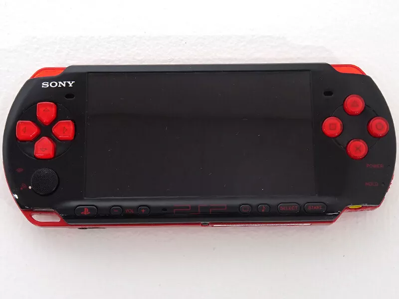 Authentic PlayStation Portable PSP 3000 Console - Radiant Red - 100% OEM