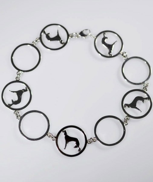 Saluki 925 Silber Kleine Kreise Armband Luce-image