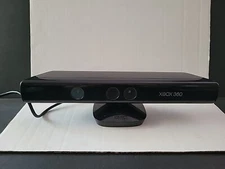 Microsoft 1414 Xbox 360 Kinect Sensor Bar Black Tested Working Cord Damage