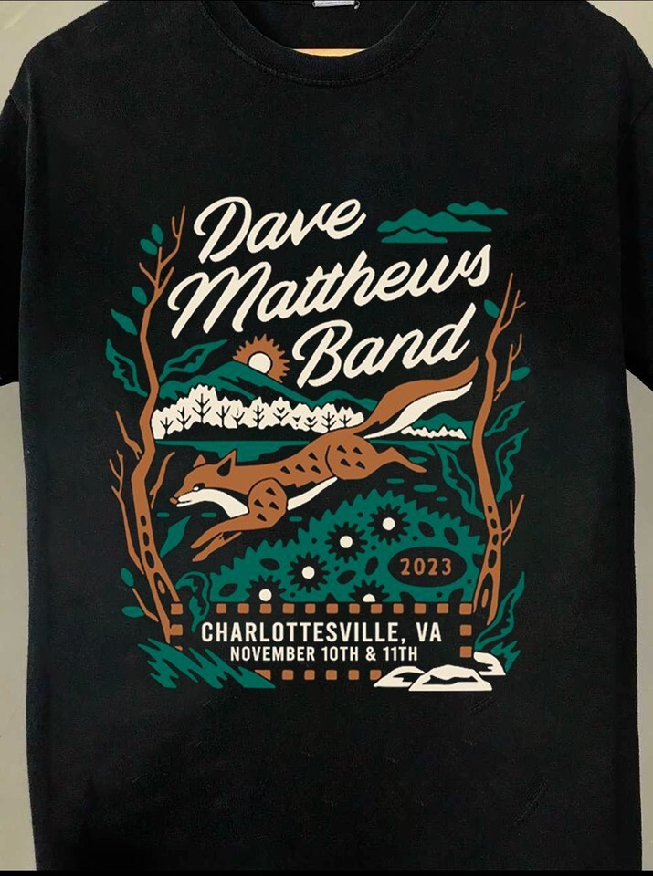 Collection Dave Matthews Band Tour 2023 S to 5XL T-shirt GC1385