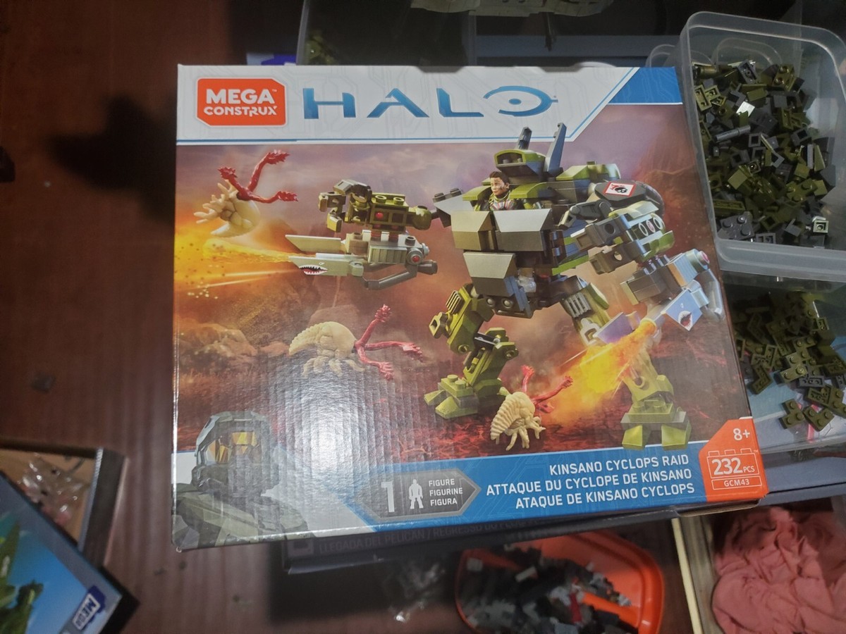 MEGA BLOKS 2018 HALO KINASNO CYCLOPS RAID MEGA CONSTRUX #GCM43