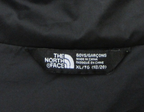 North Face Boys Quilted Black Jacket Size XL 18/20 - Picture 15 of 16