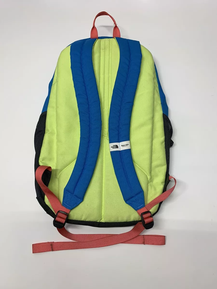 North Face Backpack Unisex Blue Green Pink Black Double Time