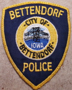 IA City of Bettendorf Iowa Police Patch
