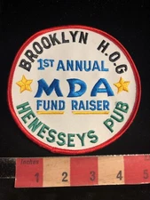 1st Annual MDA Fundraiser Hennesseys Pub Brooklyn HOG Harley Owner Patch C01U