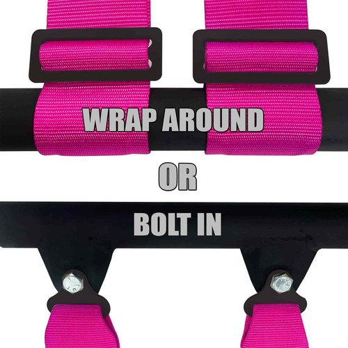 4 Point 3" Safety Harness Seat Belt with Button Release Universal Fit, UTV, 4x4 - Picture 20 of 46