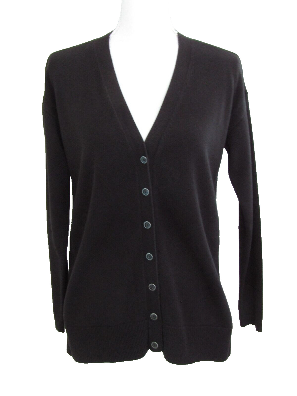 Talbots Black Classic Style Buttoned Cardigan Swe… - image 1