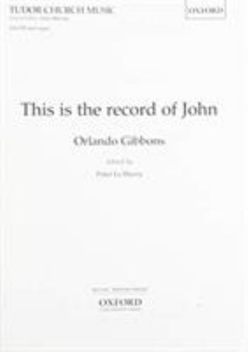 This Is The Record Of John by Gibbons, Orlando, Brand New, Free shipping in t...