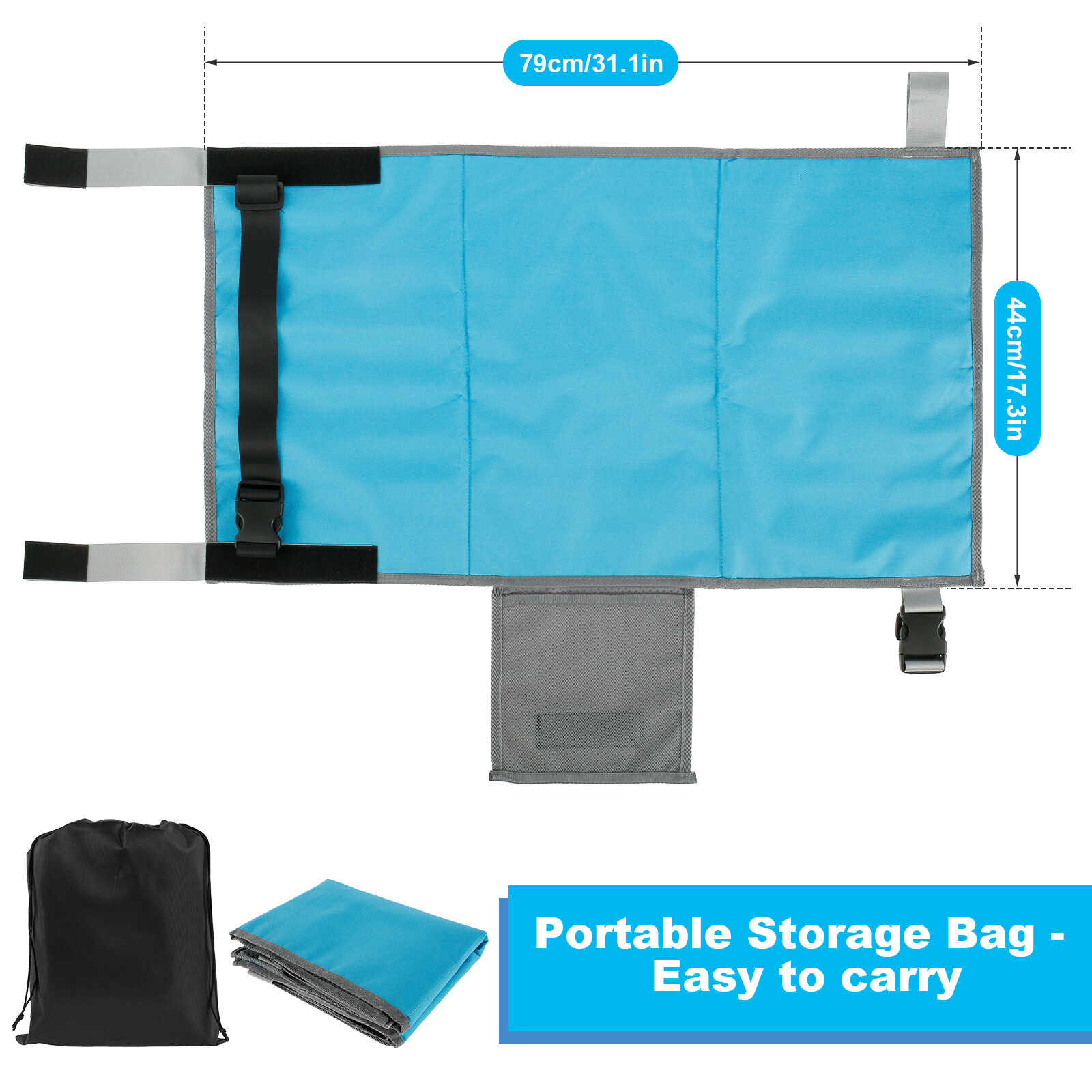 Airplane Footrest Hammock Kids Toddler Travel Bed Seat Extender On