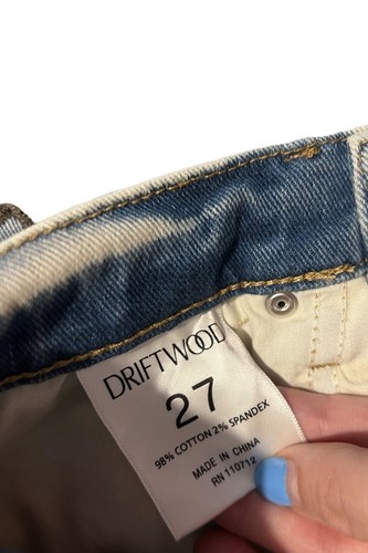 Anthropologie Driftwood Saydi Embroidered Denim Skirt Size 27 $128 NWT - Picture 5 of 8