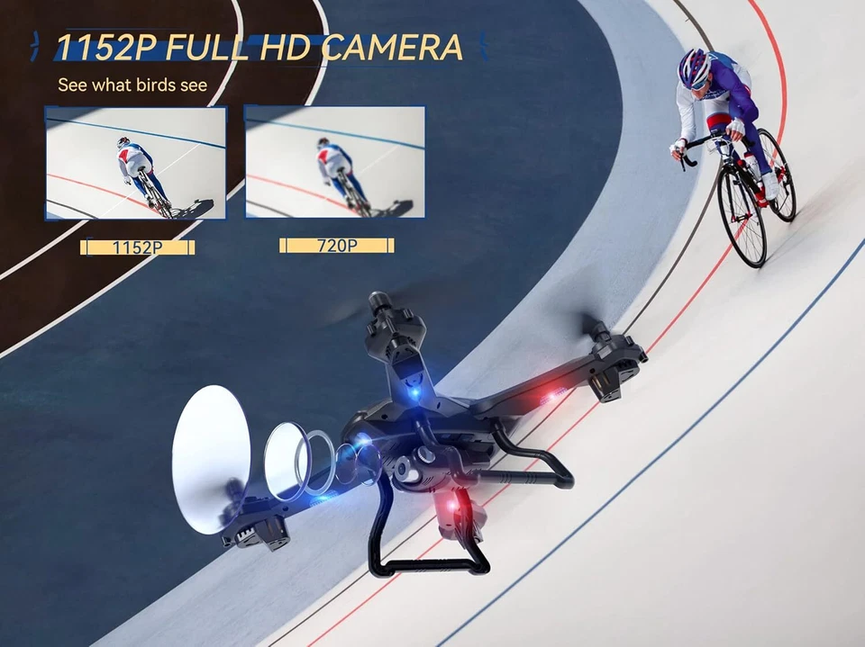 UranHub Drone with Camera for Adults HD 2K Live Video Drone for Beginners and - Image 2 of 4