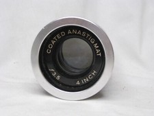 vintage Coated Anastigmat f 3.5 4 Inch Lens projector replacement optical part
