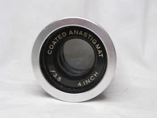 vintage Coated Anastigmat f 3.5 4 Inch Lens projector replacement  optical part