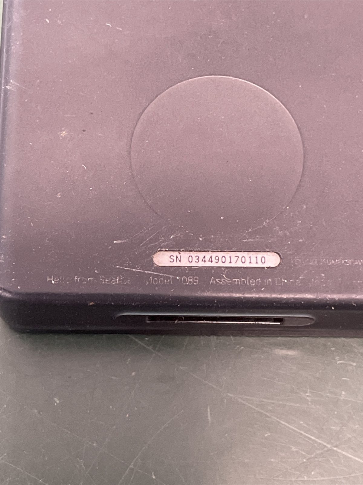 Microsoft Zune 30GB Black MP3 Player Model 1089 UNTESTED As Is Parts