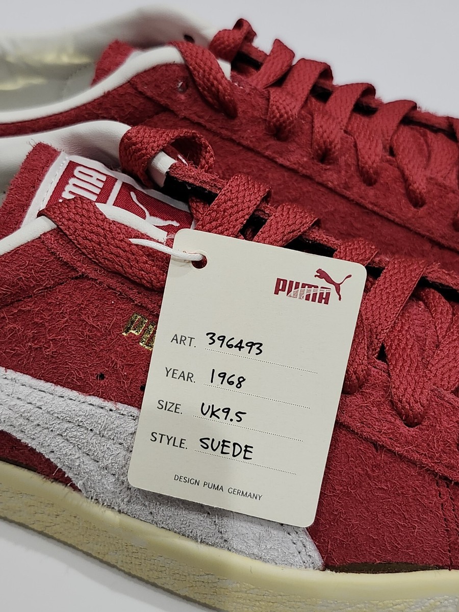 Puma Suede VTG Neverworn III Sneakers Warm White/Club Red