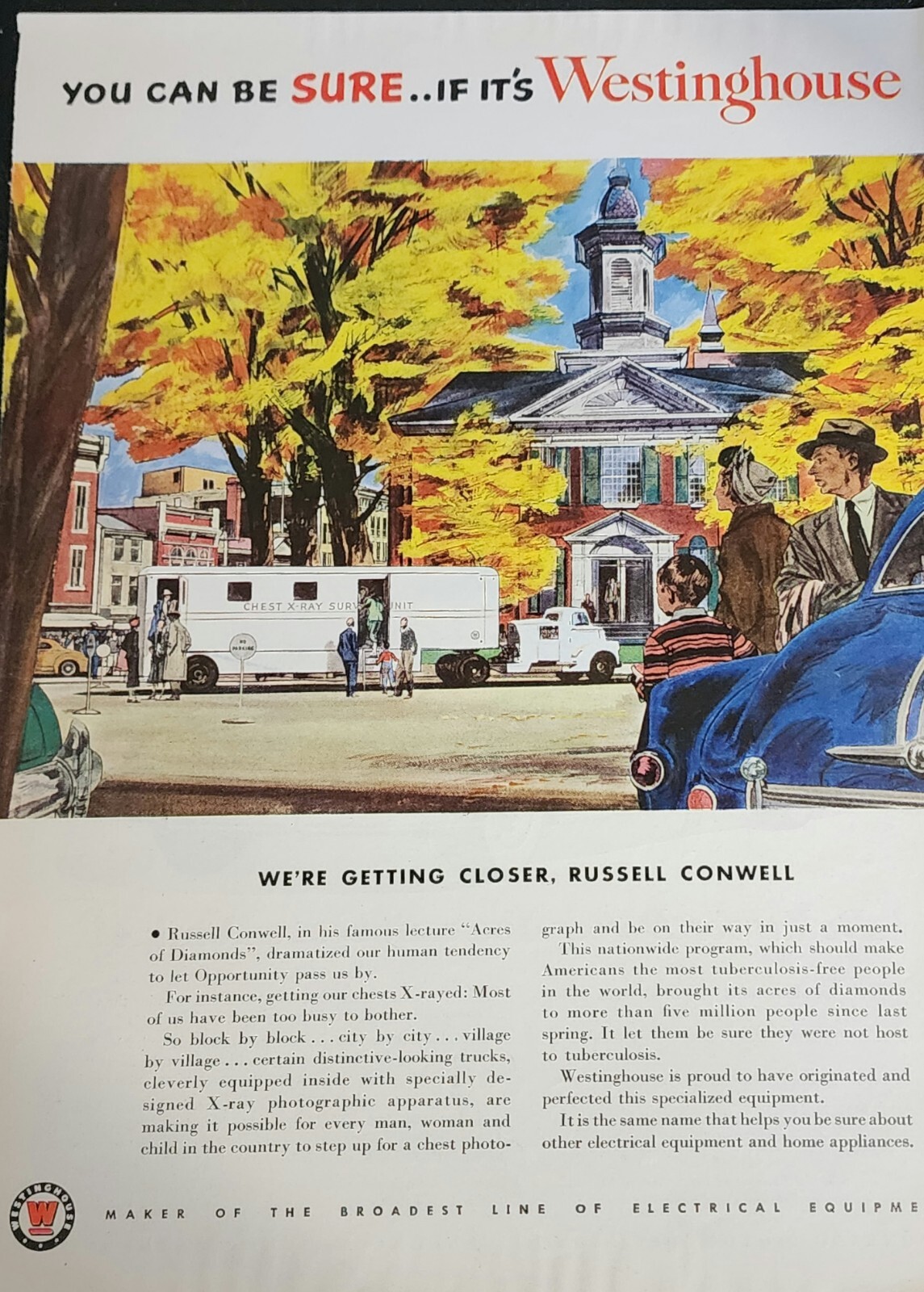 Westinghouse Magazine Ad Picture Advertisement Vintage Wall Art