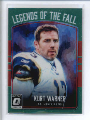 KURT WARNER 2016 DONRUSS OPTIC #23 LEGENDS OF THE FALL PRIZM #21/99 AJ2671