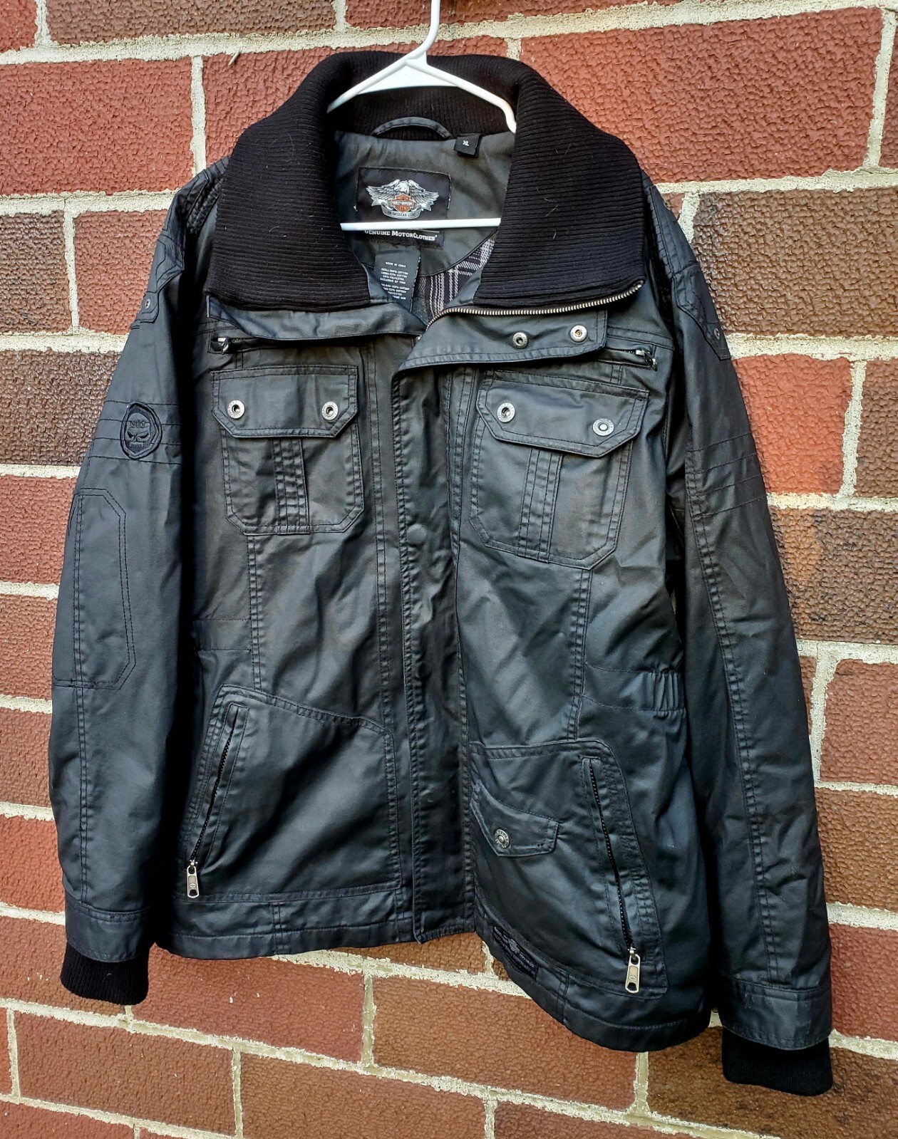 Harley Davidson Men’s Cotton Casual Riding Jacket. Black. SZ XL eBay