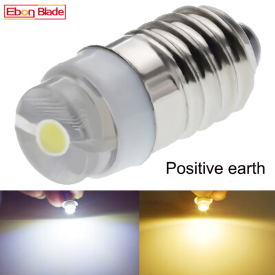 Positive Erde 1.2V/1.5V/2.2V/2.4V Schraubsockel E10 LED Taschenlampe Birne Lampe
