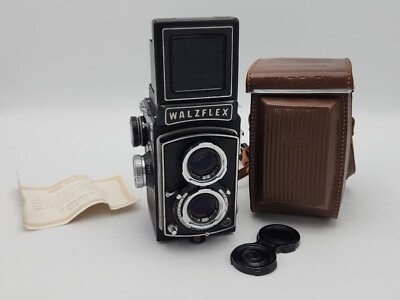Walz Walzflex TLR 6x6 120 Film Camera w/ Kominar 7.5cm F3.5 Lenses