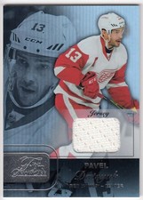 2015-16 Fleer Showcase Flair Materials Row 1 Jersey PAVEL DATSYUK #19 Red Wings