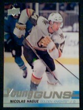NICOLAS HAGUE  19/20 AUTHENTIC UDS2 YOUNG GUNS CARD  SP