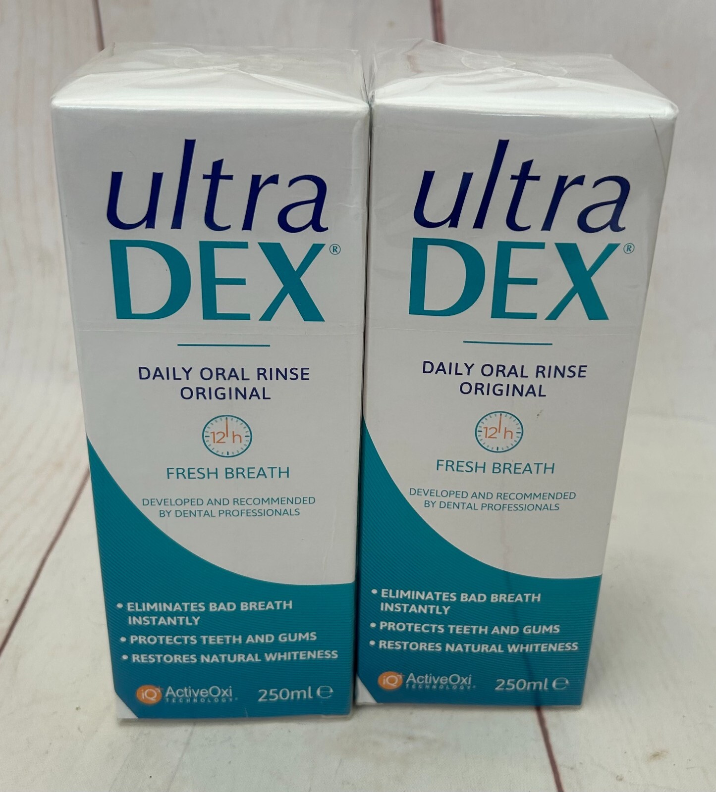 UltraDEX Daily Oral Rinse, Original Fresh Breath 2 x 250ml SEALED
