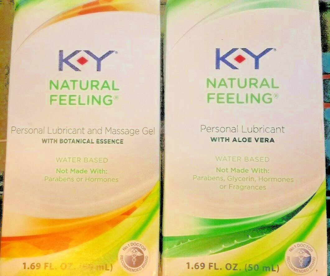 (2) KY NATURAL FEELING Personal Lubricant with Aloe 1.69 OZ EACH eBay