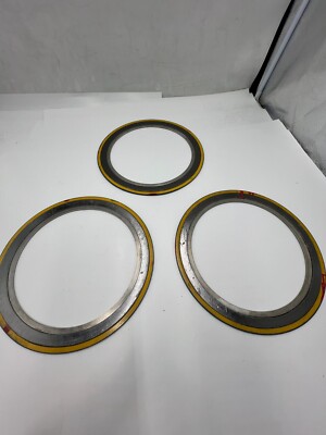 Qty 3 Flexitallic Spiral Wound Metal Gasket 8'' 150 ASME B16.20 347/347/FG
