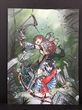 Horizon Zero Dawn COVER- Titan Comics Poster/Print 12x16 Peach Momoko