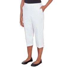 Alfred Dunner Twill Capri Pant 07404