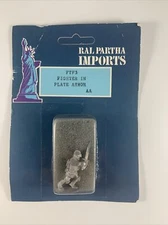 Ral Partha Imports FTF3 FIGHTER IN PLATE ARMOR Metal Miniature NEW oop