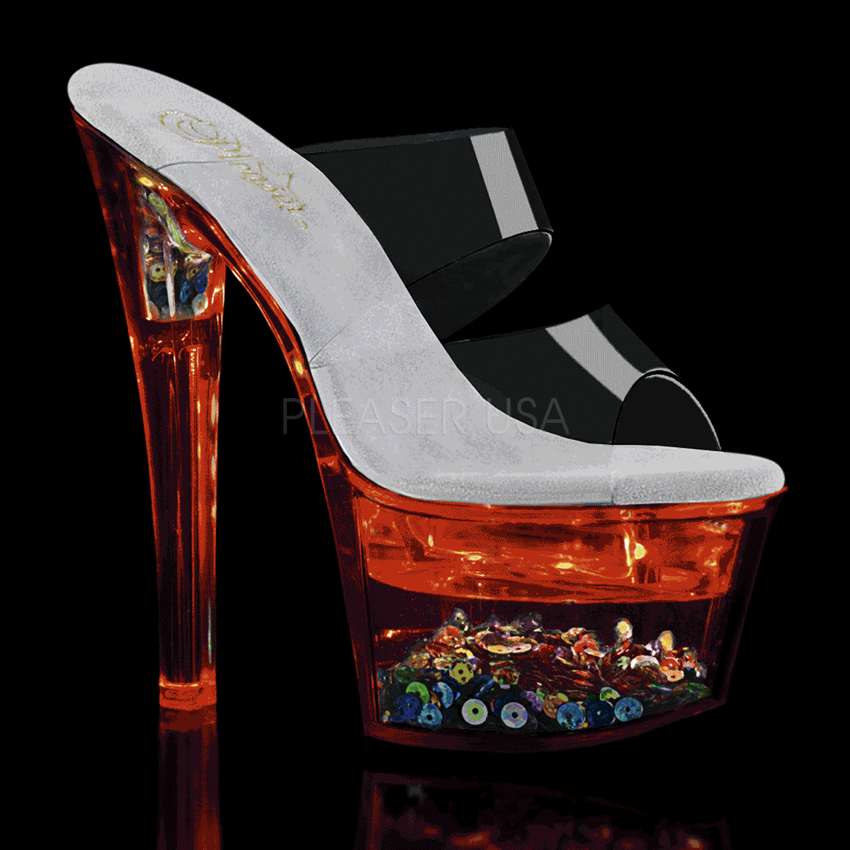 High Heels Pleaser schuhe Damenschuhe FLASHDANCE-702SQ High Heels Pleaser schuhe Damenschuhe FLASHDANCE-702SQ